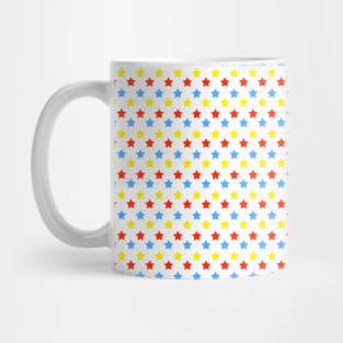 Primary Color Neck Gator Stars Primary Colors Mug